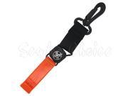 Scuba Diving Mini Compass and Safety Whistle Orange