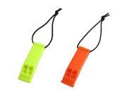 Scuba Choice Scuba Diving Safety Whistle with Lanyard Orange