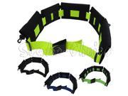 Scuba BC Replaceable 5 Padded Pouch Weight Belt w 60 Webbing Lime