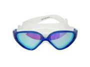 Palantic Adult Clear Blue Swim Mask With UV Mirror Anti Fog Coated Lenses