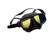 Scuba Choice Colored Anti UV Lenses Snorkeling Dive Mask Black