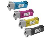 Speedy Inks Compatible Xerox Set of 4 Toner Cartridges for Phaser 6500 WorkCentre 6505 Printers 1 Black 1 Cyan 1 Magenta 1 Yellow