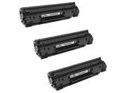 Speedy Inks 3 Pack Compatible HP 35A CB435A Black Laser Toner for use in LaserJet P1002 LaserJet P1005 LaserJet P1006