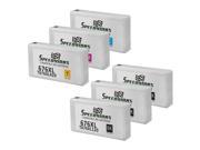 Alternative replacement for Epson Set of 6 Pack HY Ink Cartridges 3 of each T676XL120RIU with 1 of each T676XL220RIU T676XL320RIU T676XL420RIU