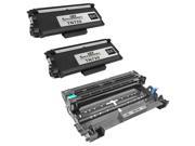 Speedy Inks 3PK Compatible Brother Set 2x TN720 Toner DR720 Drum Unit for use in DCP 8110DN DCP 8150DN DCP 8155DN HL 6180DWT MFC 8510DN MFC 8710 DW MFC