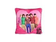 1D One Direction Pink Zebra Print Square Plush Pillow