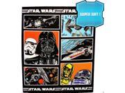 Star Wars Plush Throw Blanket 50 X 60