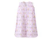 Halo SleepSack 100% Cotton Wearable Blanket Linear print Jungle Pink Small