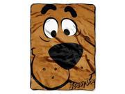 Scooby Doo Close Canine Micro Raschel Throw 46 by 60 Inch