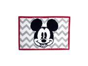 Disney Chevron Mickey Mouse Bath Rug