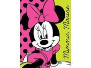 Disney s Minnie Mouse Neon Love Plush Throw 40 by 60 inch