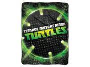 Teenage Mutant Ninja Turtles Super Plush Fleece Throw 46 by 60