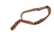 Cetacea Single Point Rifle Sling with HK Clash Hook Coyote Tan