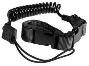 Cetacea Pistol Lanyard for Duty Belt Loop Black
