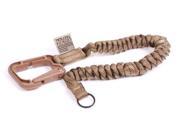 Cetacea Poly Bina Covered Mini Coil Tether Coyote Tan
