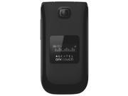 Alcatel OneTouch A392A Unlock Black Flip Cell Phone