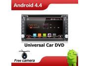 In Dash Android 4.4 CPU Double 2 Din Car GPS Nav DVD Player Stereo Headunit Video BT Car PC CD WiFi 3G car parking CAMERA HDTV
