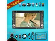 2016 New! Touch Screen car dvd player gps navigation USB SD Bluetooth FM 6.2 2din in dash TFT support rear view camera input