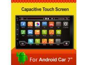 Dual Core 1GHZ 2 Din 7Inch Android 4.4 Universal Car Non DVD Player With Wifi 3G Host GPS BT Mirror Link Radio Free Map