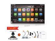 Dual core 3G 2 din android 4.4 2din New universal Car Radio Double Car DVD Player GPS Navigation In dash Car PC Stereo video