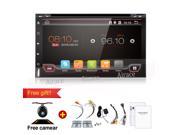 Universal 2 din Android 4.4 car dvd entertainment system GPS Wifi Bluetooth Radio 1GB CPU DDR3 Capacitive Touch Screen 3G car pc