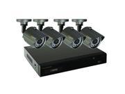 Q See QT534 4E4 5 4 Channel Full D1 Surveillance System with 4 960H 700TVL Cameras and Pre Installed 500GB Hard Drive