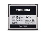 Toshiba 32GB EXCERIA 1000x Compact Flash Memory Card