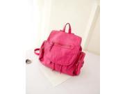 New Vintage Leather Travel Shoulder Women Satchel Backpack Handbag School Bag