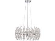 Quoizel VLA2820 Valla 6 Light Xenon Pendant with Crystal Accents