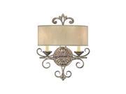 Savoy House Savonia 2 Light Sconce in Oxidized Silver 9 511 2 128