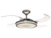 59085 48 in. Fanaway Brushed Chrome Ceiling Fan with Light and Remote