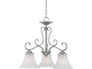 Quoizel 3 Light Duchess Chandelier in Antique Nickel DH5103AN