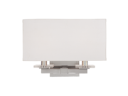 Hudson Valley Montauk 2 Light Wall Sconce in Satin Nickel 392 SN