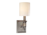 Hudson Valley Whitney 1 Light Wall Sconce in Antique Nickel 7501 AN