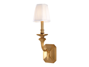 Hudson Valley Arlington 1 Light Wall Sconce in Aged Brass 381 AGB