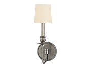 Hudson Valley Cohasset 1 Light Wall Sconce in Aged Silver 8211 AS
