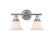 Landmark Lighting 67011 2 Berwick 2 Light Bath Bar in Polished Chrome