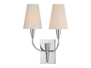 Hudson Valley Berkley 2 Light Wall Sconce in Polished Chrome 2412 PC