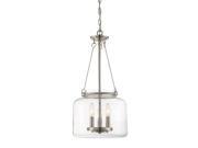 Savoy House Akron 3 Light Pendant in Satin Nickel