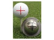 Tin Cup Golf Ball Custom Marker Alignment Tool Sharpshooter