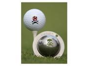 Tin Cup Golf Ball Custom Marker Alignment Tool Jolly Roger