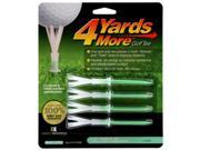 4 Yards More Golf Tees 4 Inch Green 4 Pack
