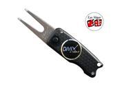 Divix DX Switchblade Divot Repair Tool with Las Vegas Magnetic Ball Marker Black