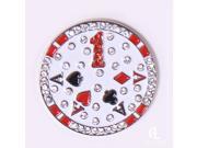 Abigale Lynn Crystal Golf Ball Marker Poker Chip