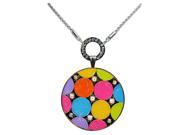 Loudmouth Black Disco Glitzy Magnetic Golf Ball Marker Necklace by Navika