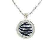 Zebrazz Micro Pave Crystal Chameleon Magnetic Golf Ball Marker Necklace by Navika