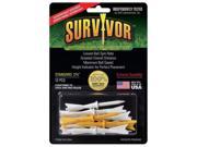 Survivor Performance Golf Tees 2 3 4 12 Pack