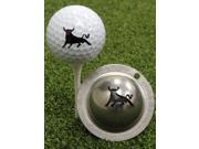 Tin Cup Golf Ball Custom Marker Alignment Tool Bull Market