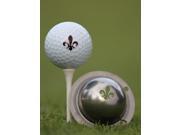 Tin Cup Golf Ball Custom Marker Alignment Tool Fleur De Lis