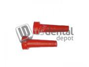 KEYSTONE Reverse Dowel Pins red plastic tapered 10 034 1310070 Us Dental Depot